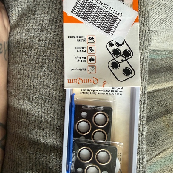 Camera Lens Protector Kit with Rose Gold Rings - Picture 1 of 1